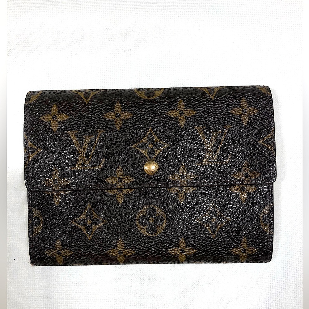 Louis Vuitton Vintage Monogram Porte-Tresor Etui Papier Wallet EUC